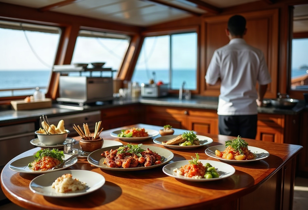 You are currently viewing Kuliner di Atas Phinisi: Dapur Kayu di Tengah Laut